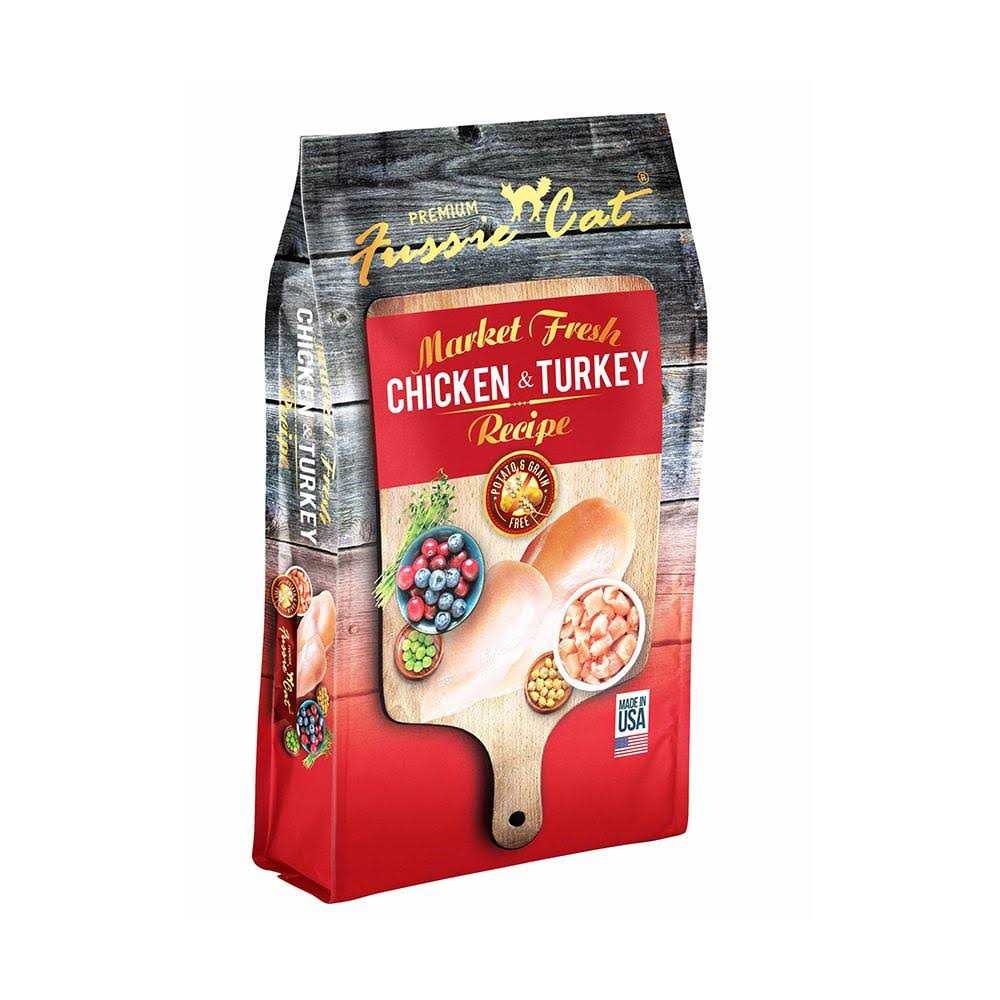 Fussie Cat Dry Cat Food Market Fresh Chicken Turkey - Healthber