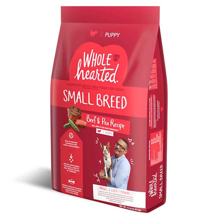 WholeHearted Grain Free Breed Beef Pea Recipe Dry Puppy Food - Healthber