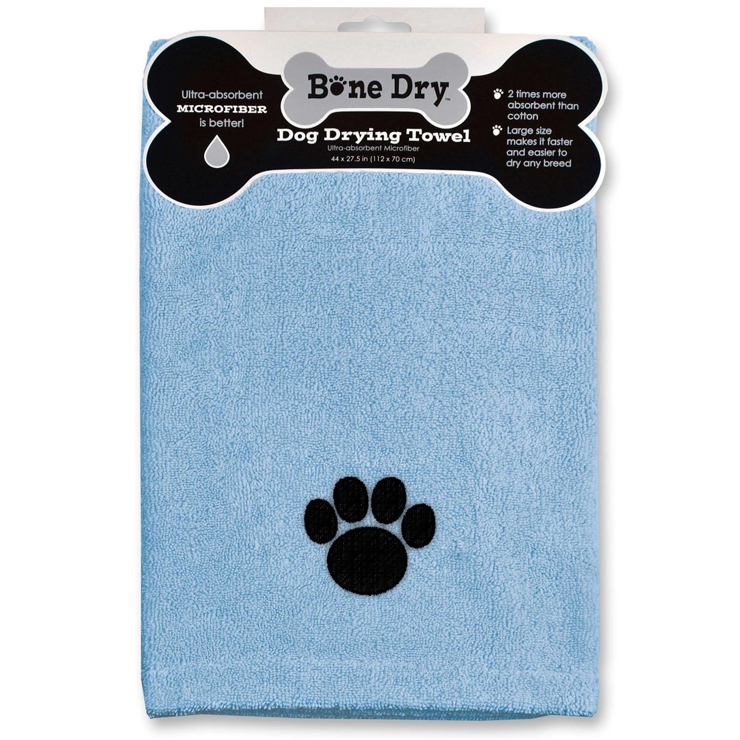 Bone Dry Microfiber Pet Towel Embroidered Paw - Healthber