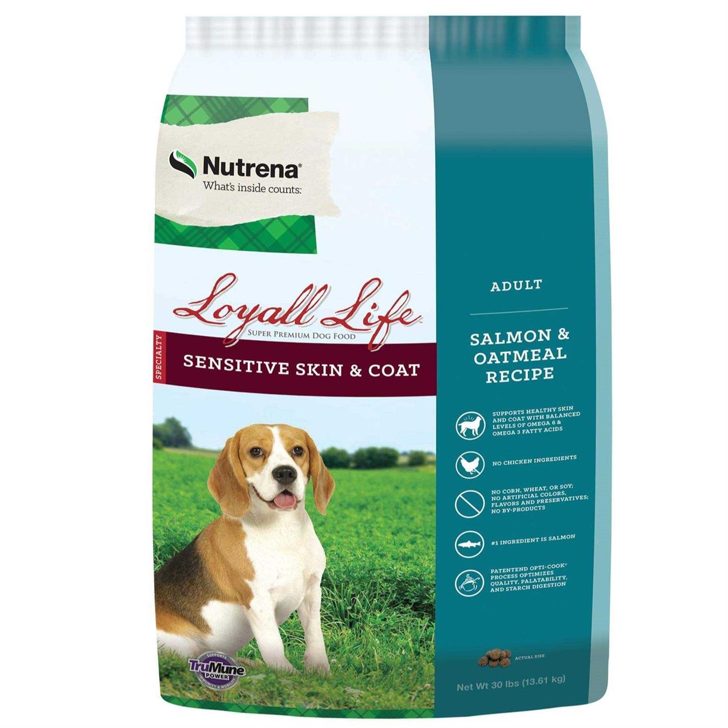 Loyall Life 30 lb Sensitive Skin & Coat Salmon & Oatmeal Recipe Dog Food - Healthber