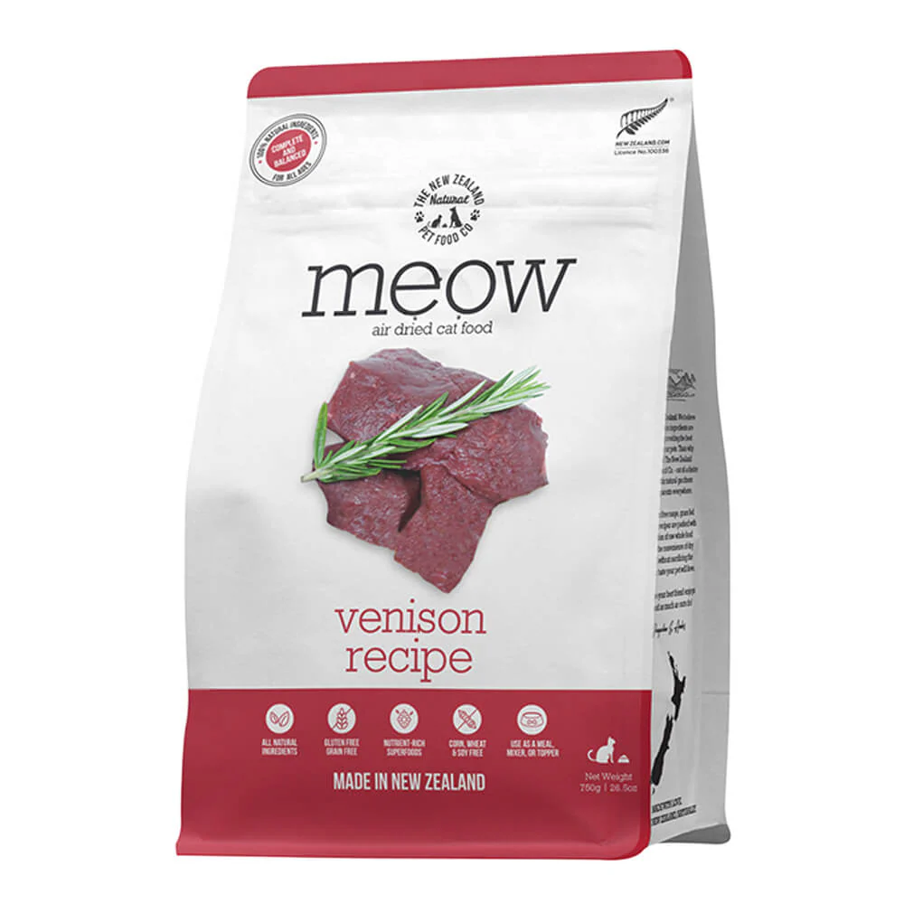Meow Venison Air Dried Food, 26.5 oz - Healthber