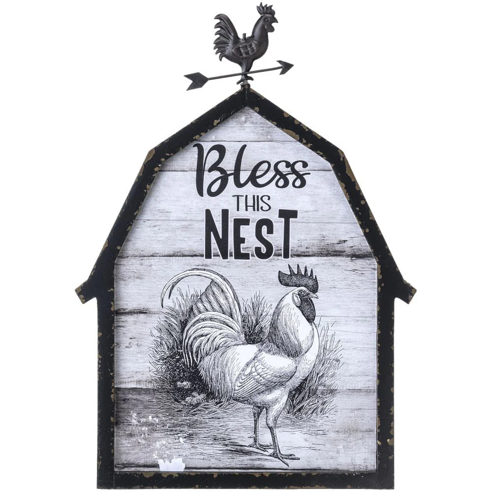 Rooster Barn Sign - Healthber