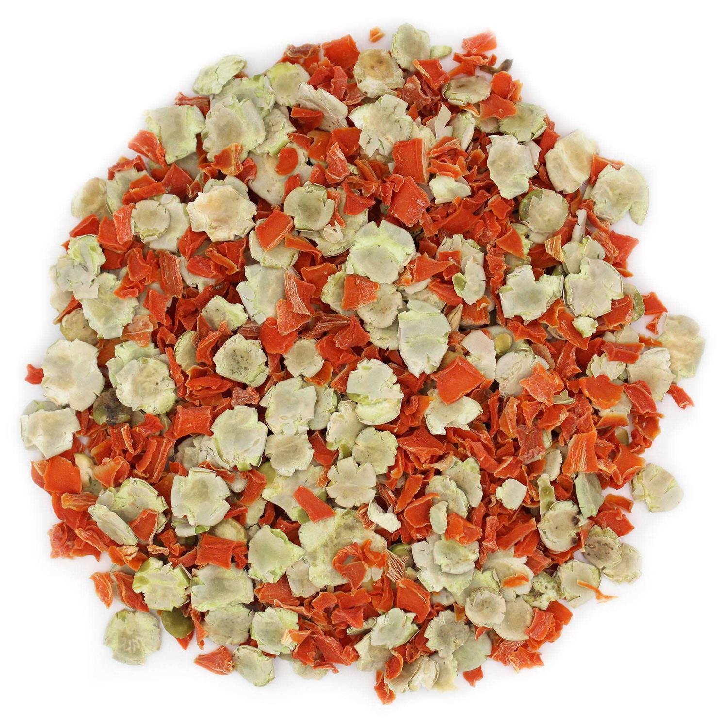 Menu Peas & Carrots Treat for Pet Rabbits, Guinea Pigs, and Hamsters - Healthber