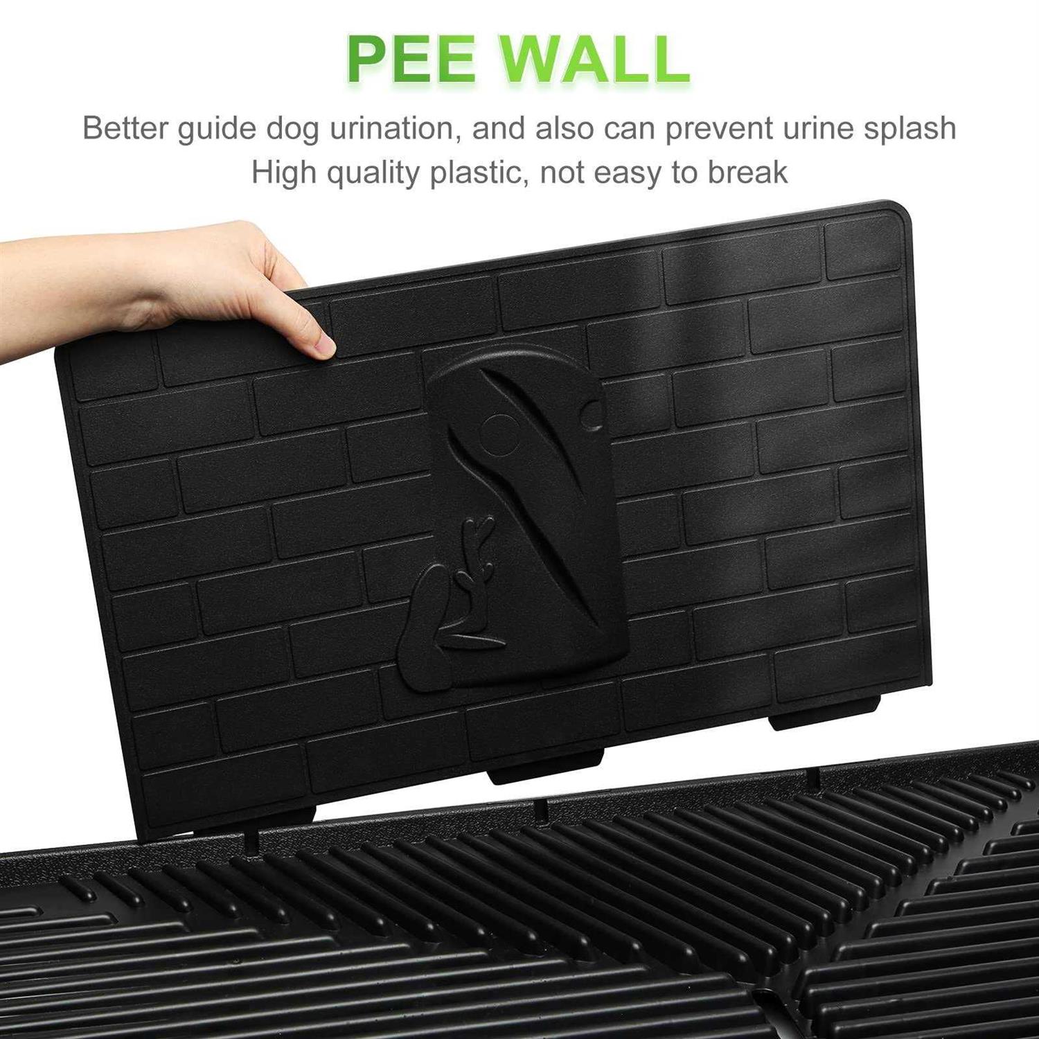 Hompet Dog Potty with Tray Large 30”x20”, Artificial Grass Patch for Indoor and Outdoor Use - Healthber