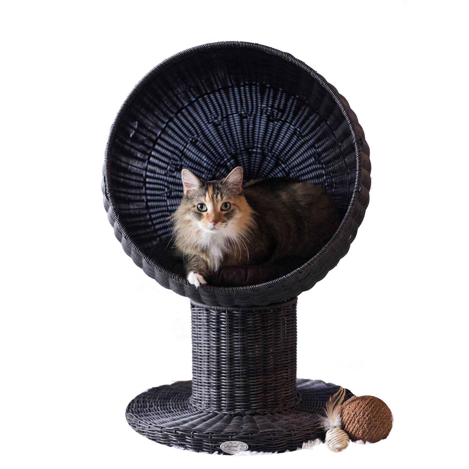 The Refined Feline Kitty Ball Bed - Healthber