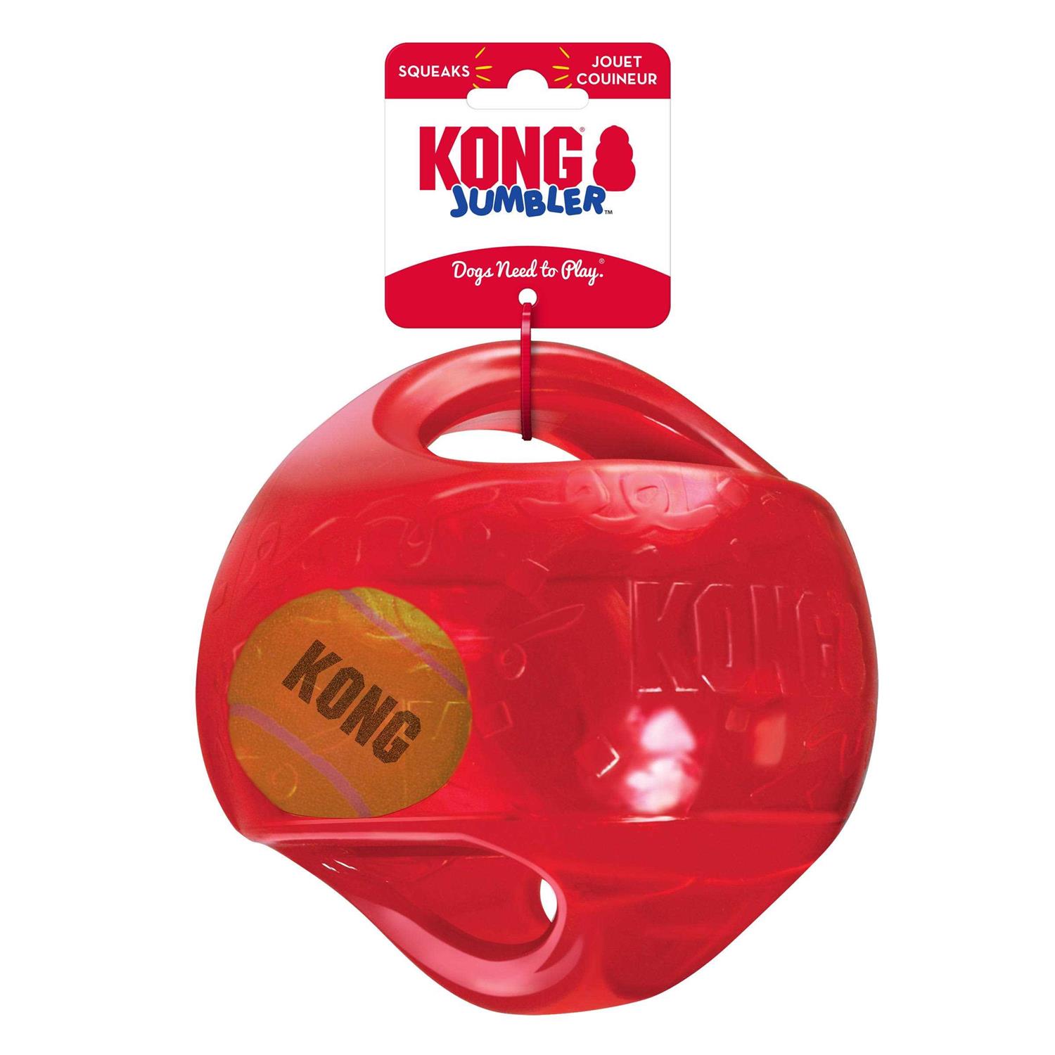 KONG Jumbler Ball Dog Toy - Healthber