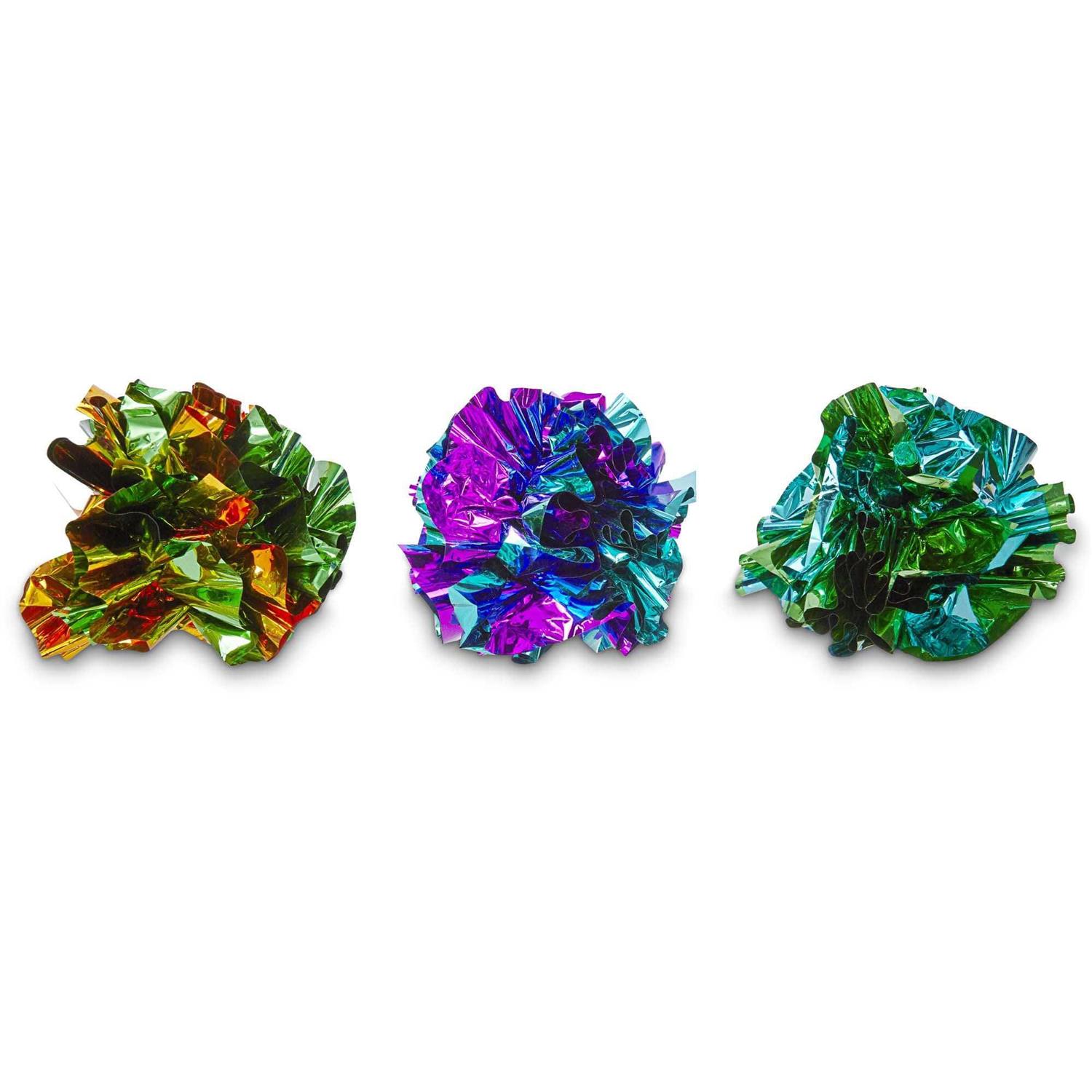 Leaps & Bounds Crinkle Ball Cat Toy - Healthber