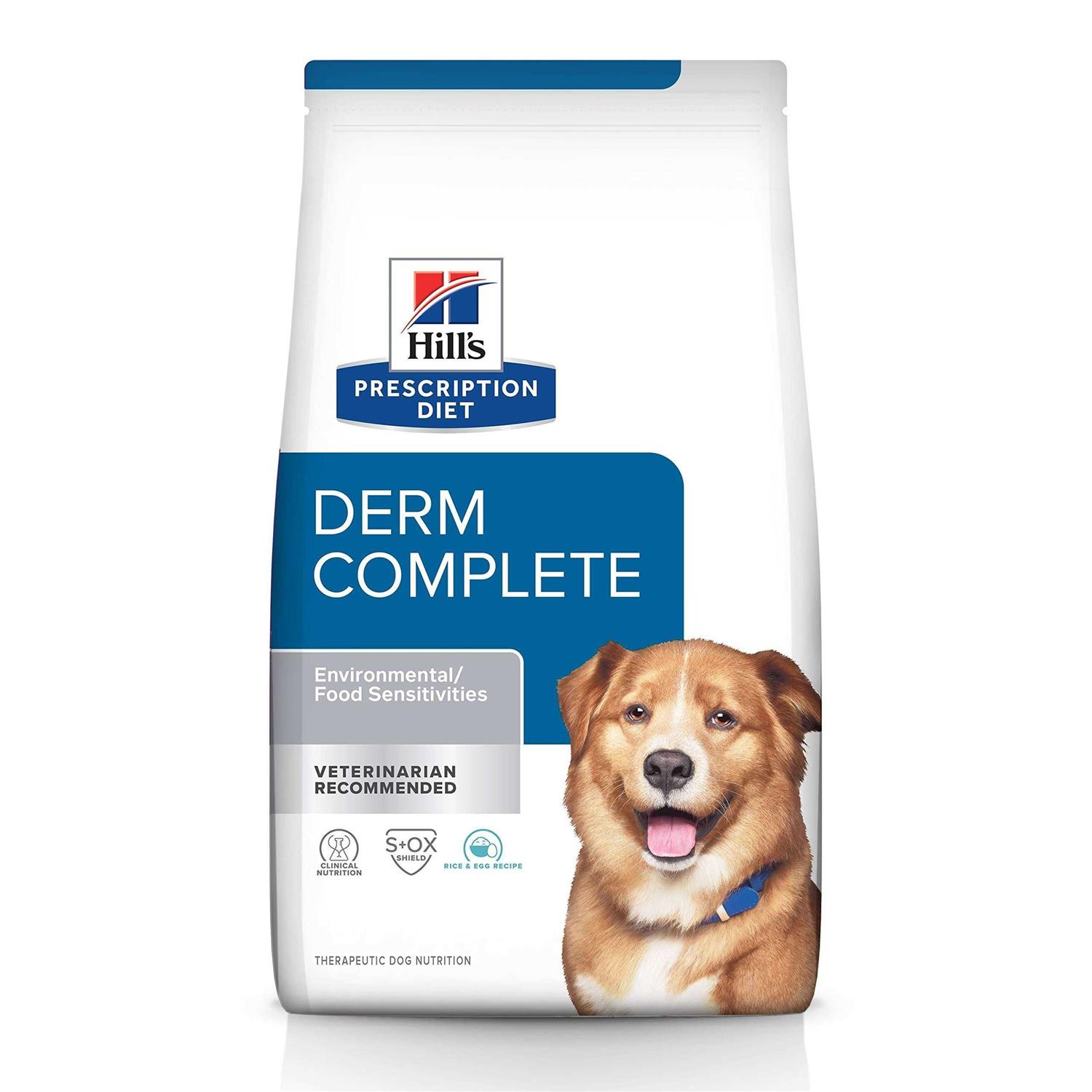 Hill’s Prescription Diet Derm Complete Skin & Food Sensitivities Dry Dog Food - Healthber