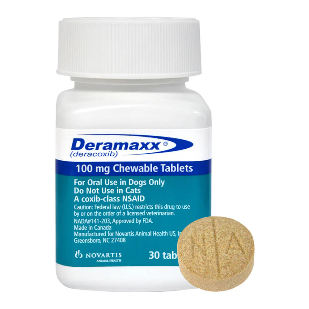 Rx Deramaxx (deracoxib) Chewable Tablets for Dogs - Healthber