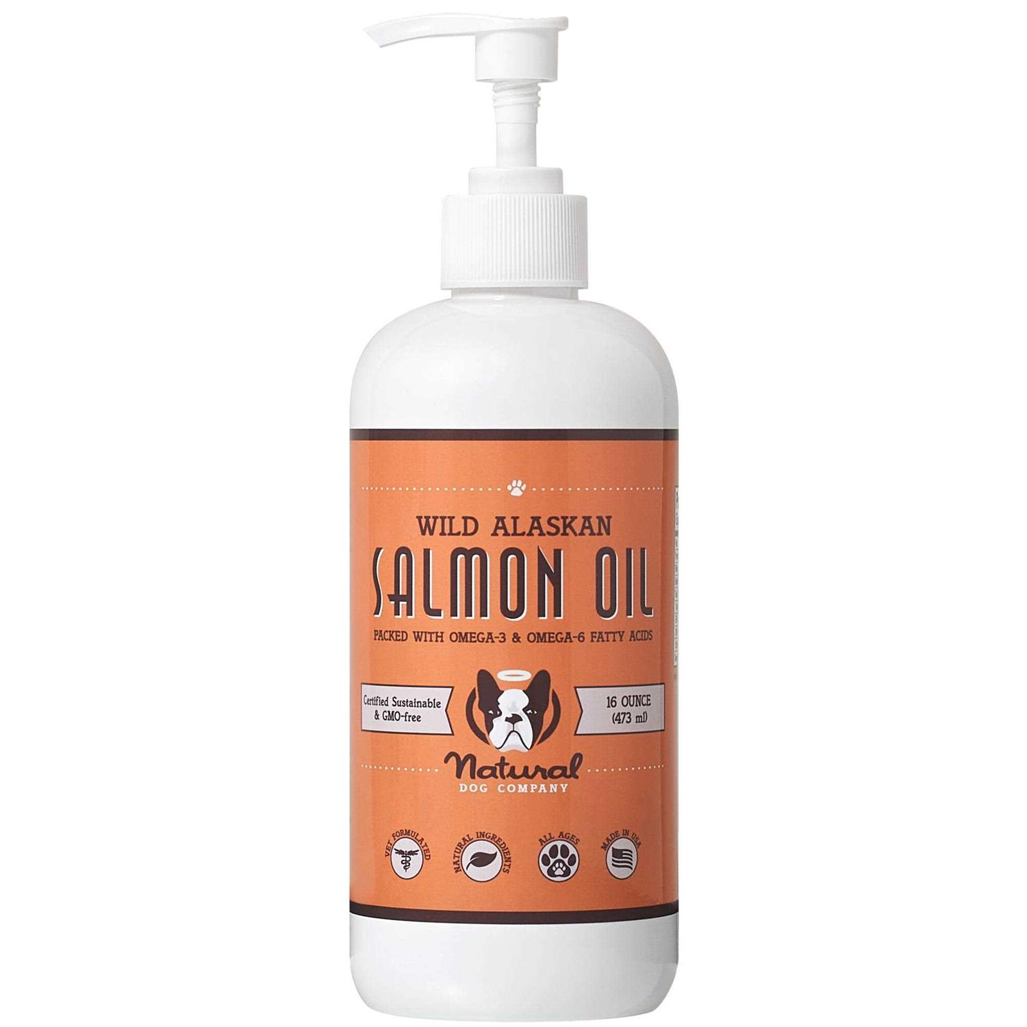 Natural Dog Company Wild Alaskan Salmon Oil for Dogs - Healthber