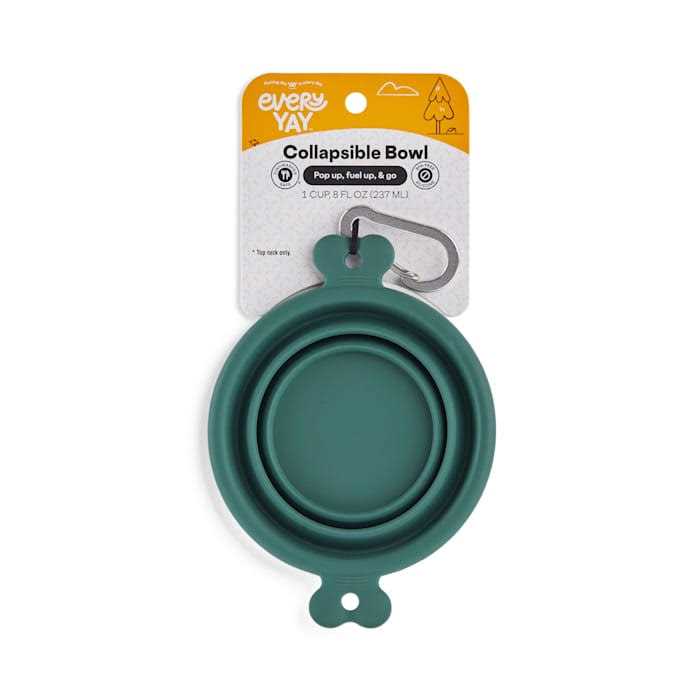 EveryYay Open-Air Eats Collapsible Bowl for Dogs - Healthber