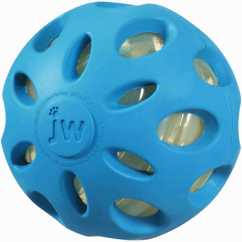 JW Pet Crackle Heads Ball Dog Toy - Healthber