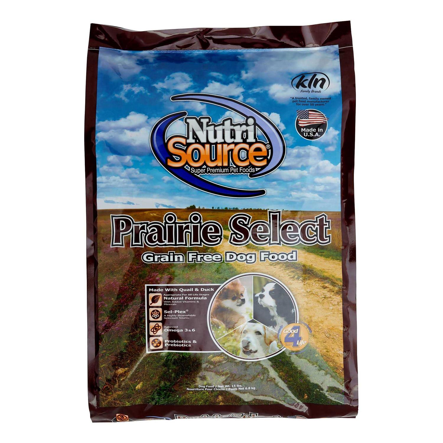 NutriSource Grain Free Prairie Select Dry Dog Food - Healthber