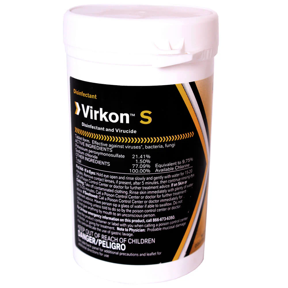 Virkon S Broad Spectrum Disinfectant Tablets - Healthber