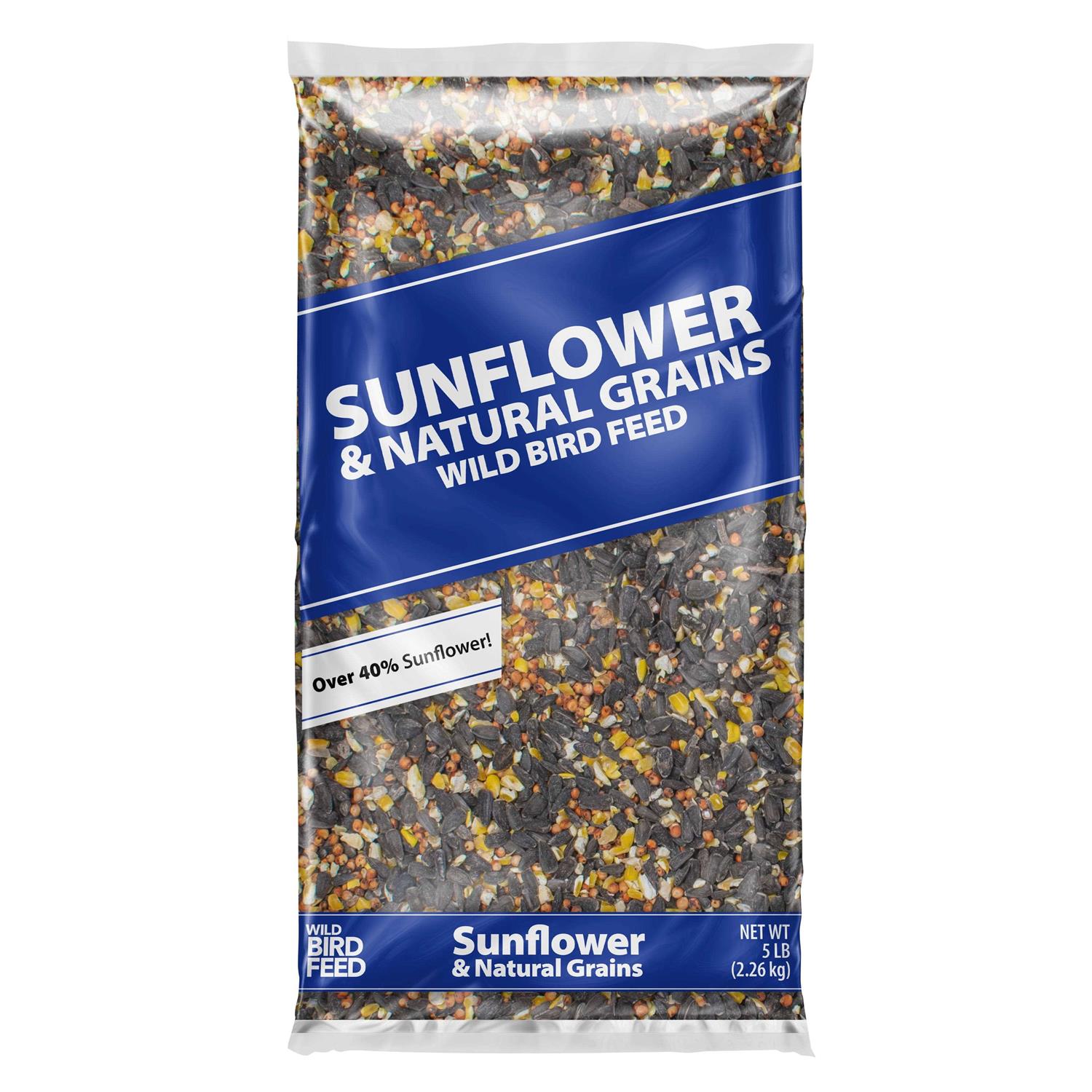 Global Harvest Foods Sunflower & Grains Wild Bird Feed - Healthber