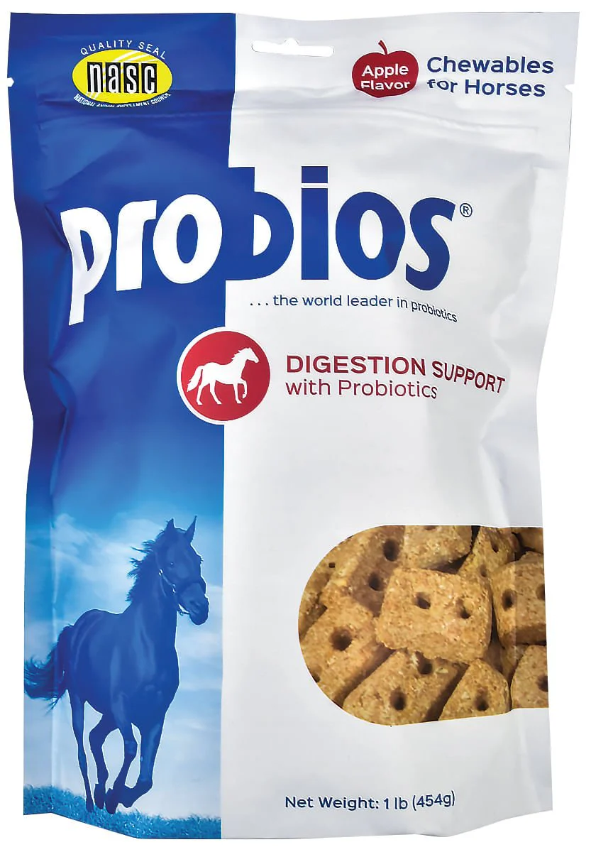 Probios Digestion Support Horse Treats, 1 lb - Healthber