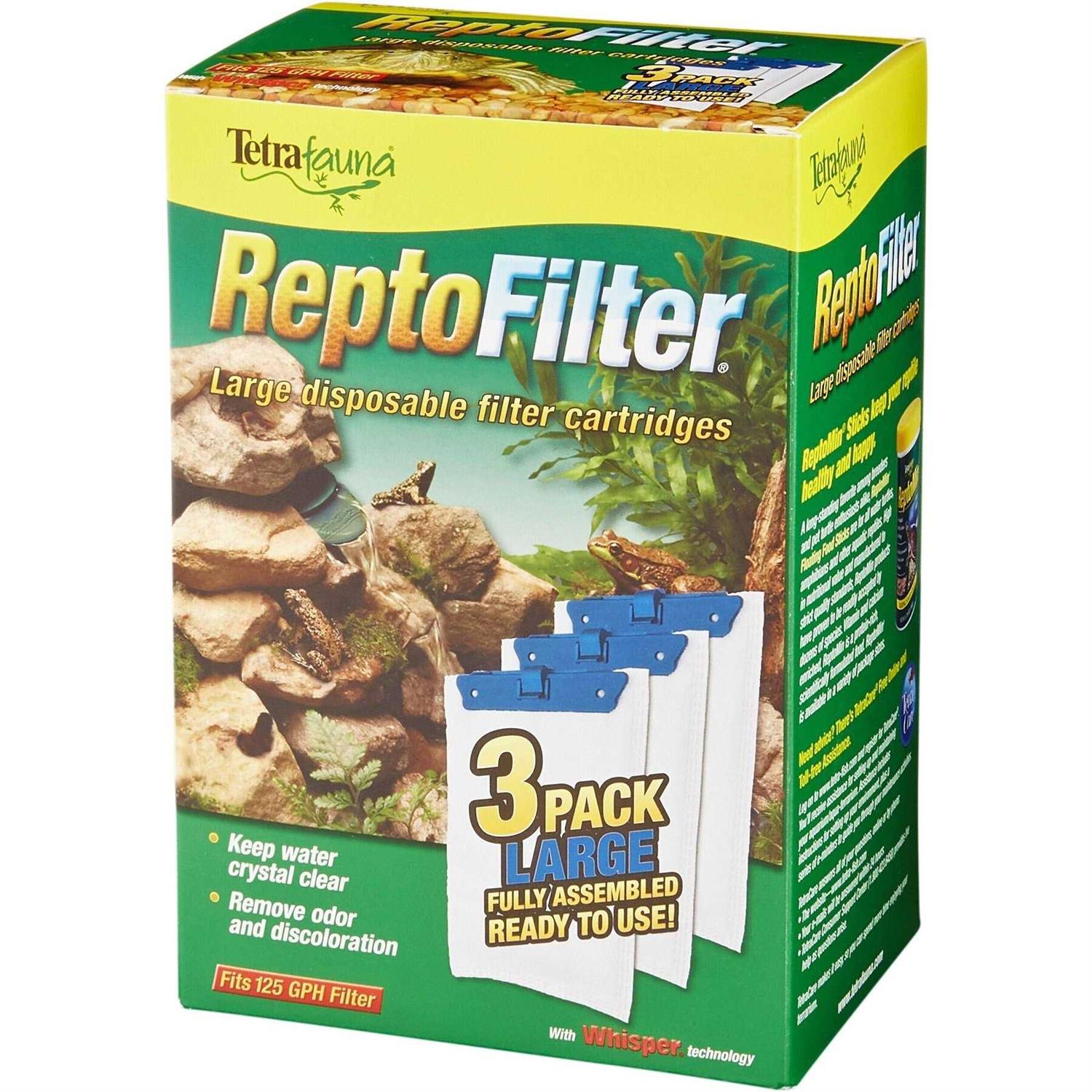 Tetrafauna ReptoFilter Disposable Filter Cartridges - Healthber