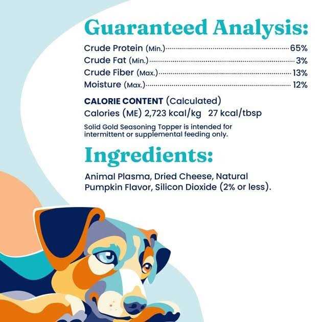 Solid Gold Pumpkin Nutrientboost Dog Meal Topper - Healthber