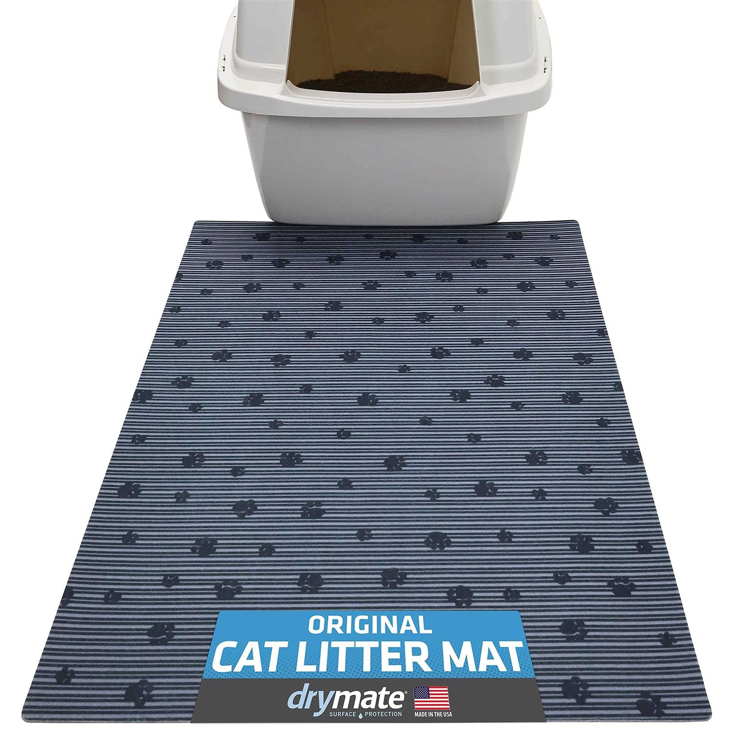 Drymate Original Cat Litter Mat Contains Mess from Box for Cleaner Floors - Healthber