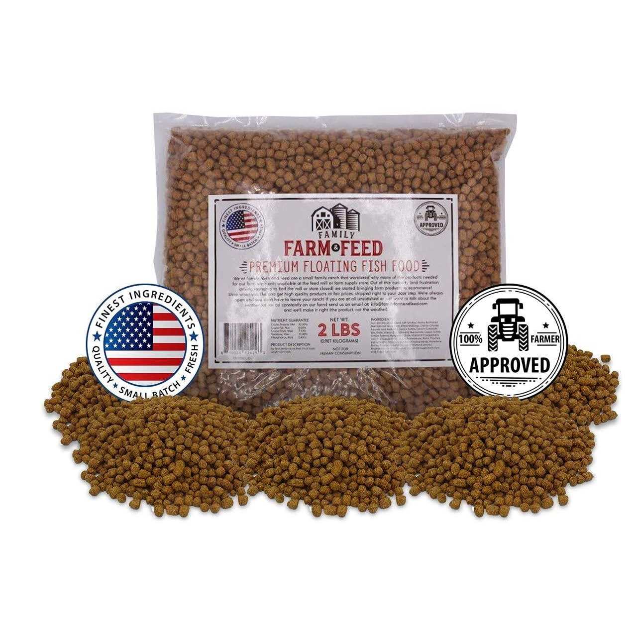 FAMILY FARM AND FEED Premium Floating Fish Food - Healthber