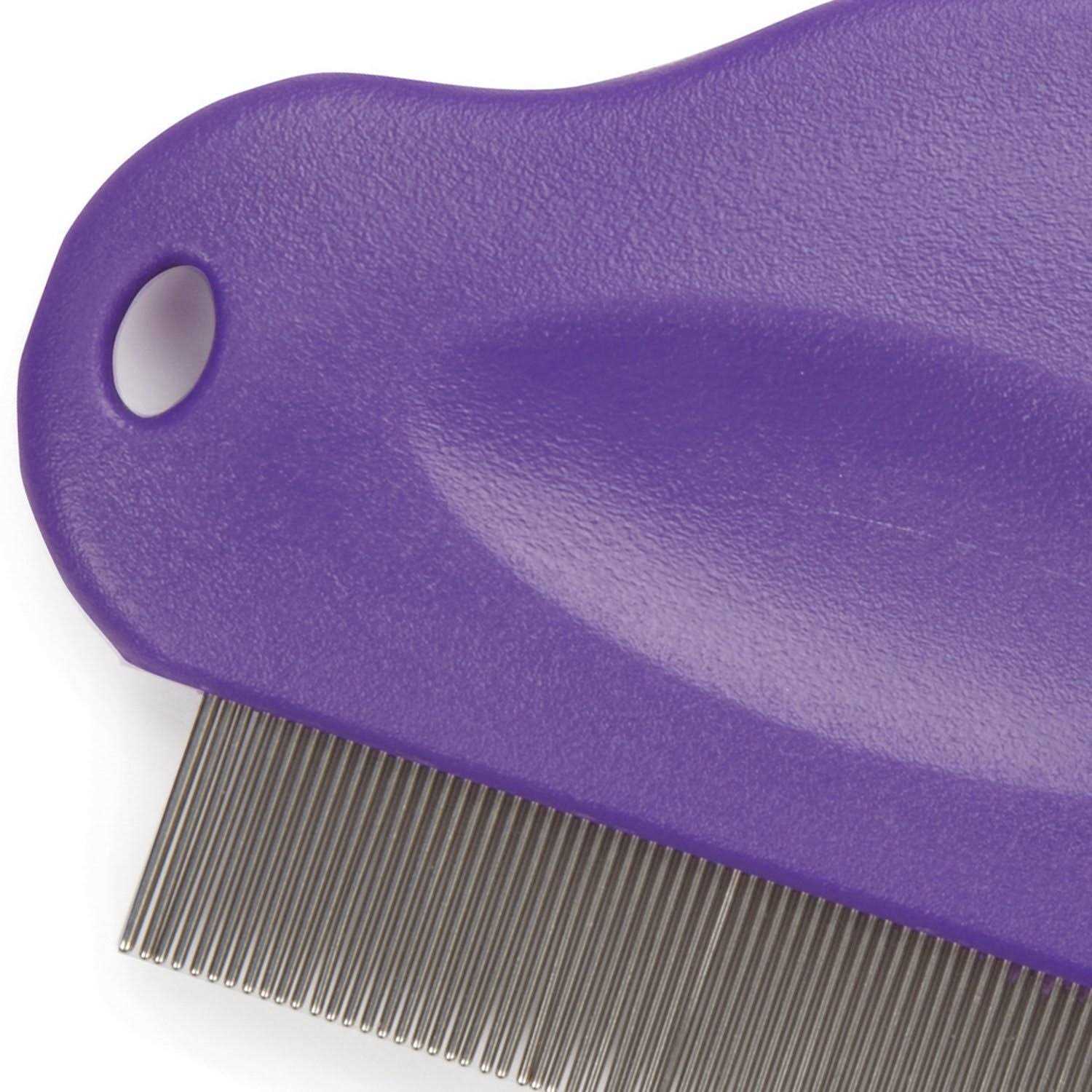 Master Grooming Tools Contoured Grip Flea Comb - Healthber