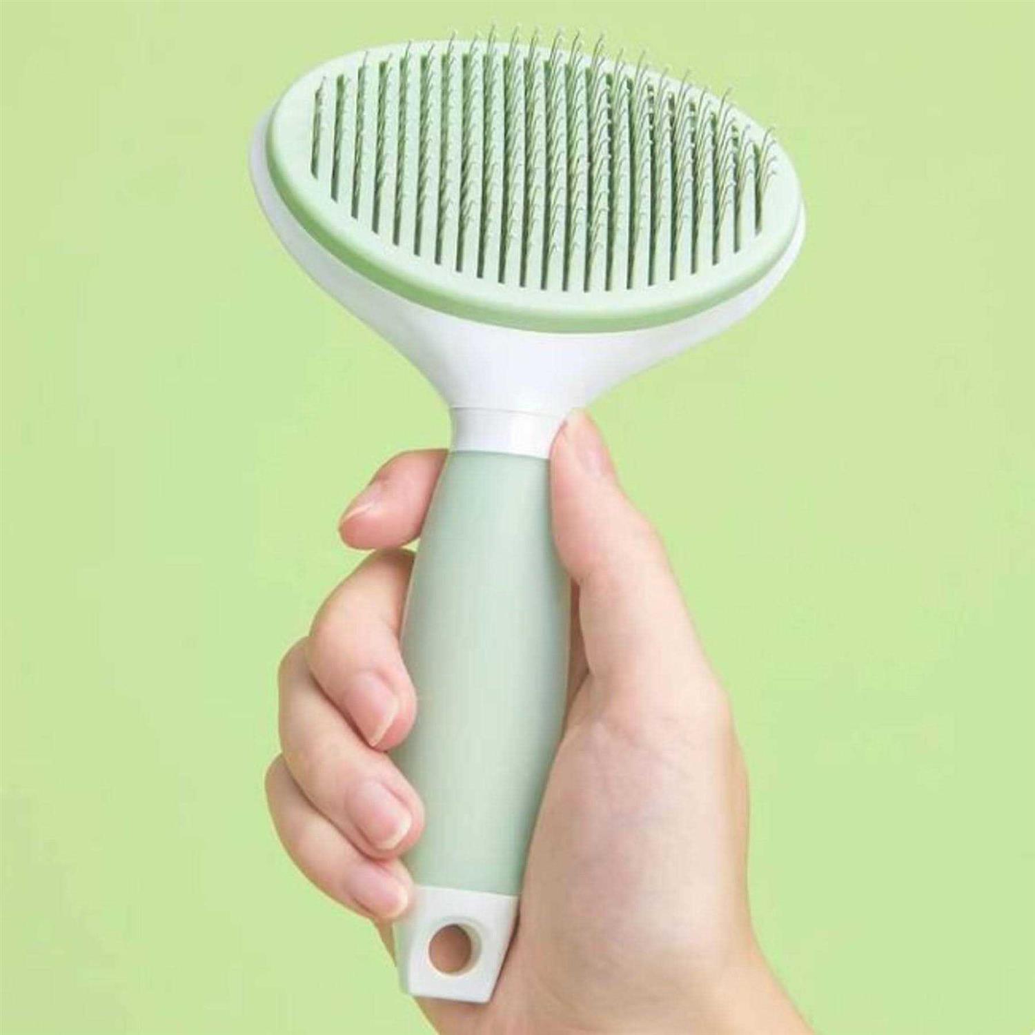 Michu Cream Pet Brush Gentle and Effective Grooming for Dogs and Cats - Healthber
