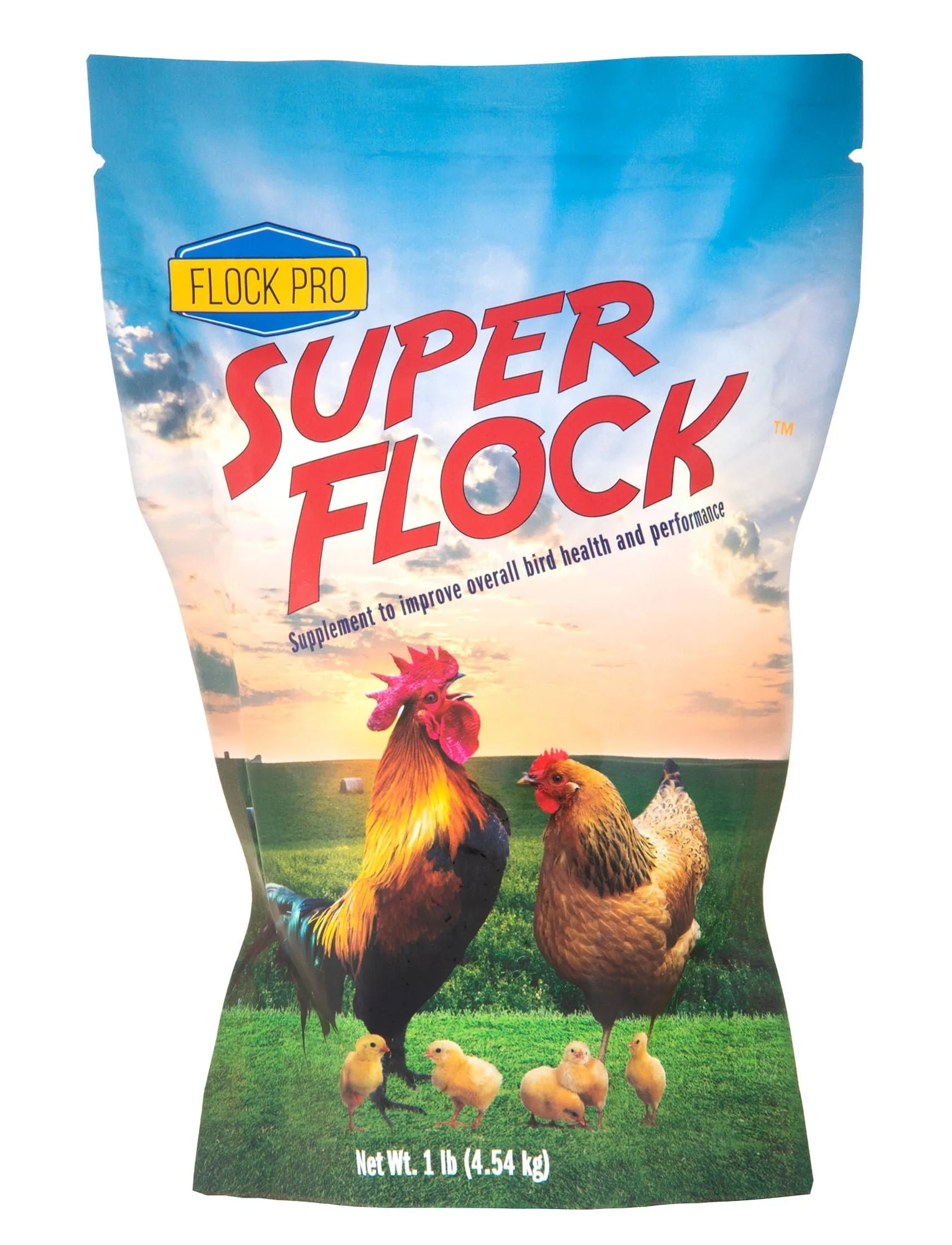 Super Flock Poultry Supplement Crumbles, 1 lb - Healthber