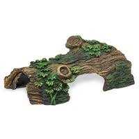 Aqua Culture X-Large Wood Log Reptile Ornament - Healthber
