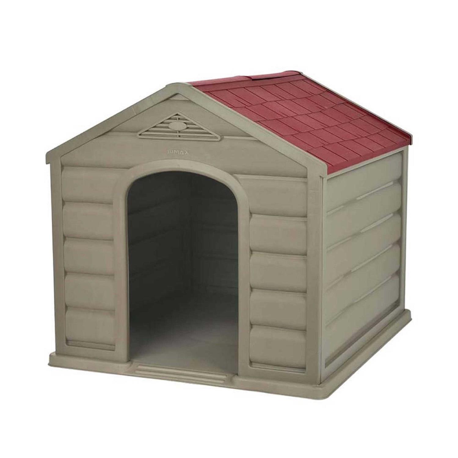 Rimax Dog House for Small Breeds in Taupe - Healthber