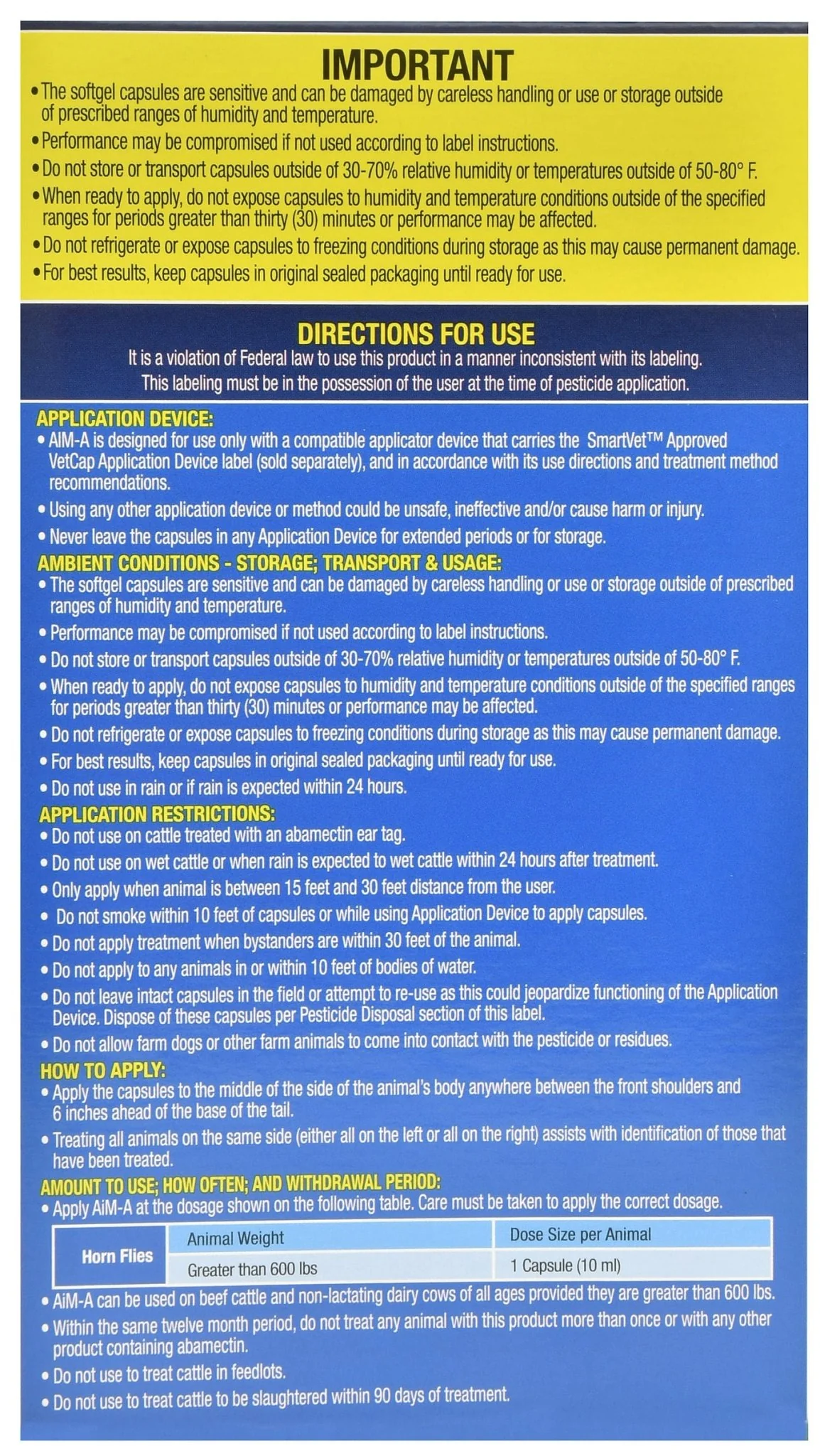 AiM-A Insecticide Gel Caps - Healthber