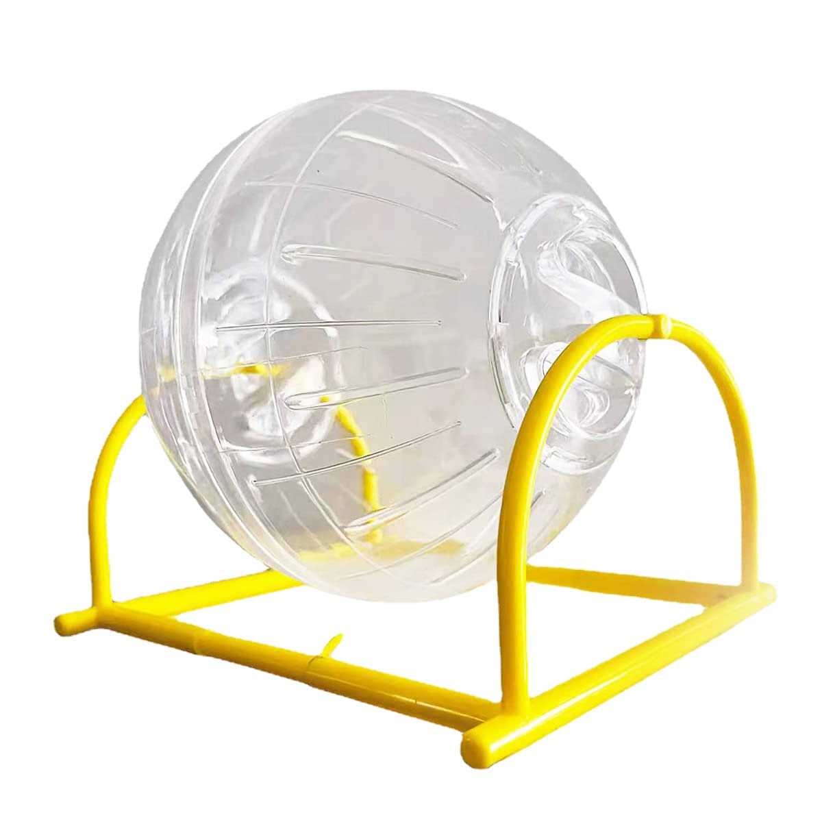 CHUQIANTONG Hamster Exercise Ball Silent Hamster Wheel Small Animals Transparent Ball For Dwar Rat Relieves Boredom And Increases Activity - Healthber