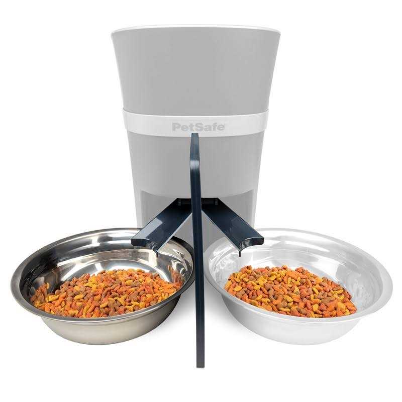 PetSafe 2-Pet Meal Splitter with Bowl - Healthber