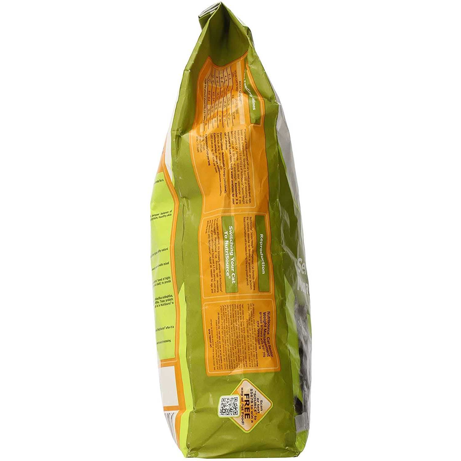 NutriSource Senior/Weight Management Dry Cat Food - Healthber