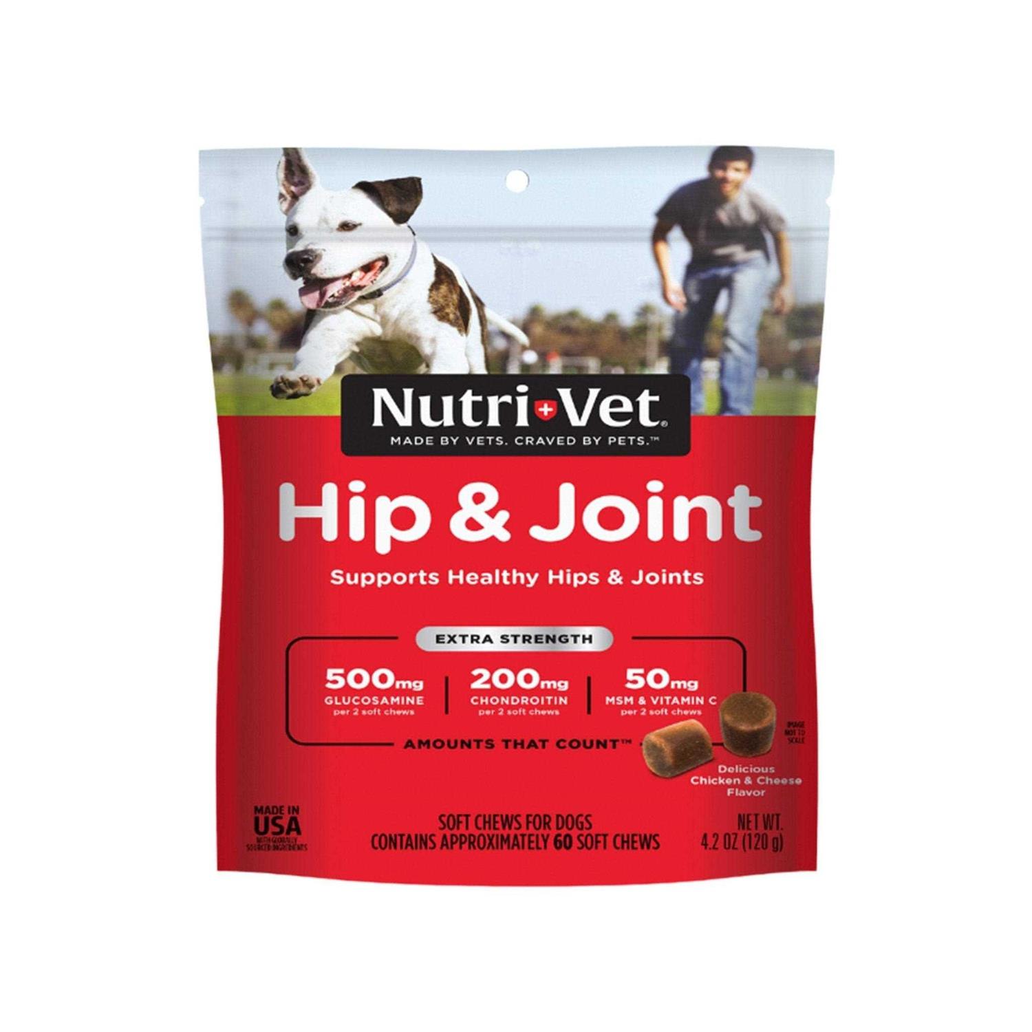 Nutri-Vet Hip & Joint Extra Strength Soft Chews For Dogs - Healthber