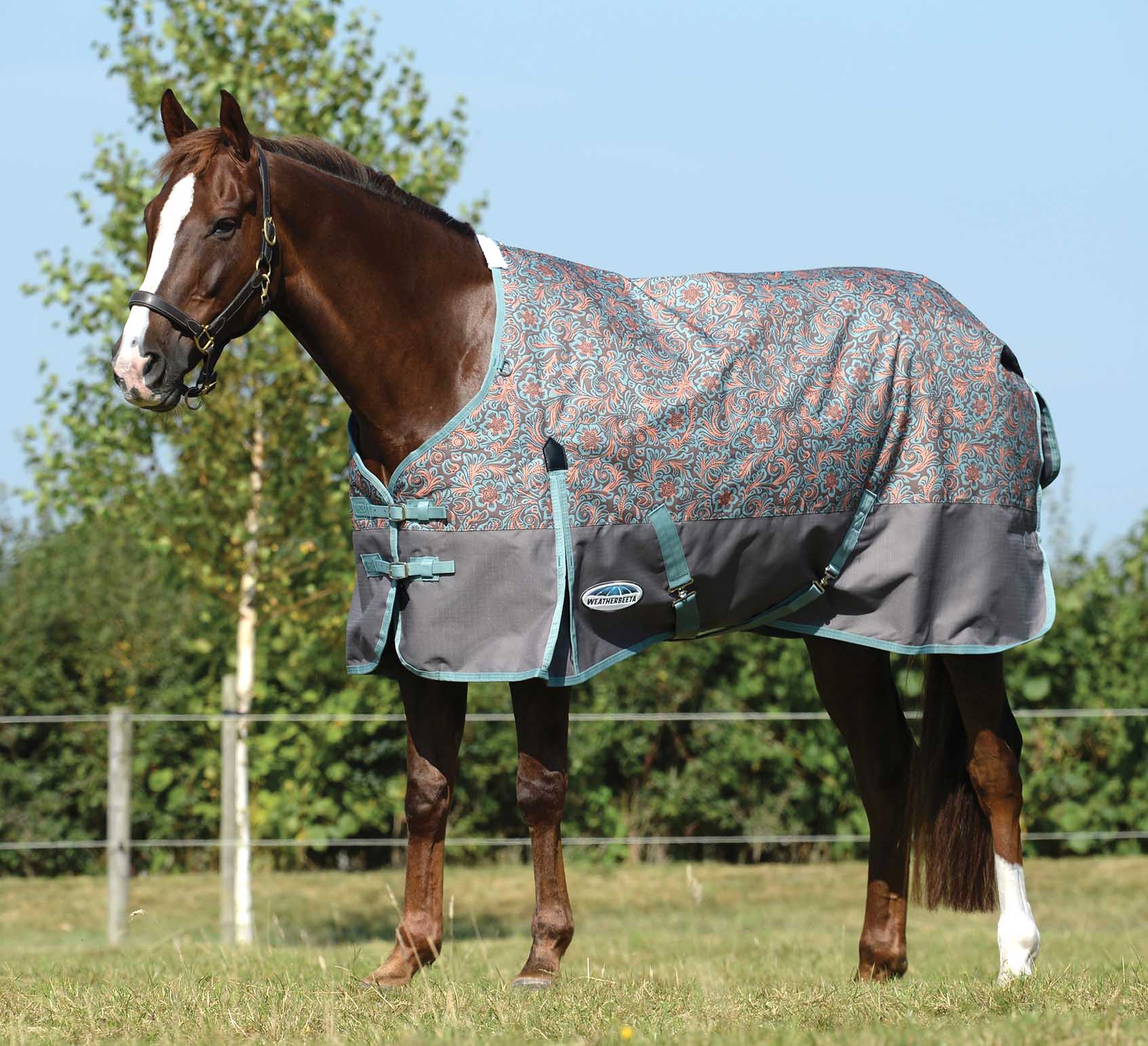 WeatherBeeta ComFITec Essential Neck Medium Weight Horse Blanket, Western Tool - Healthber