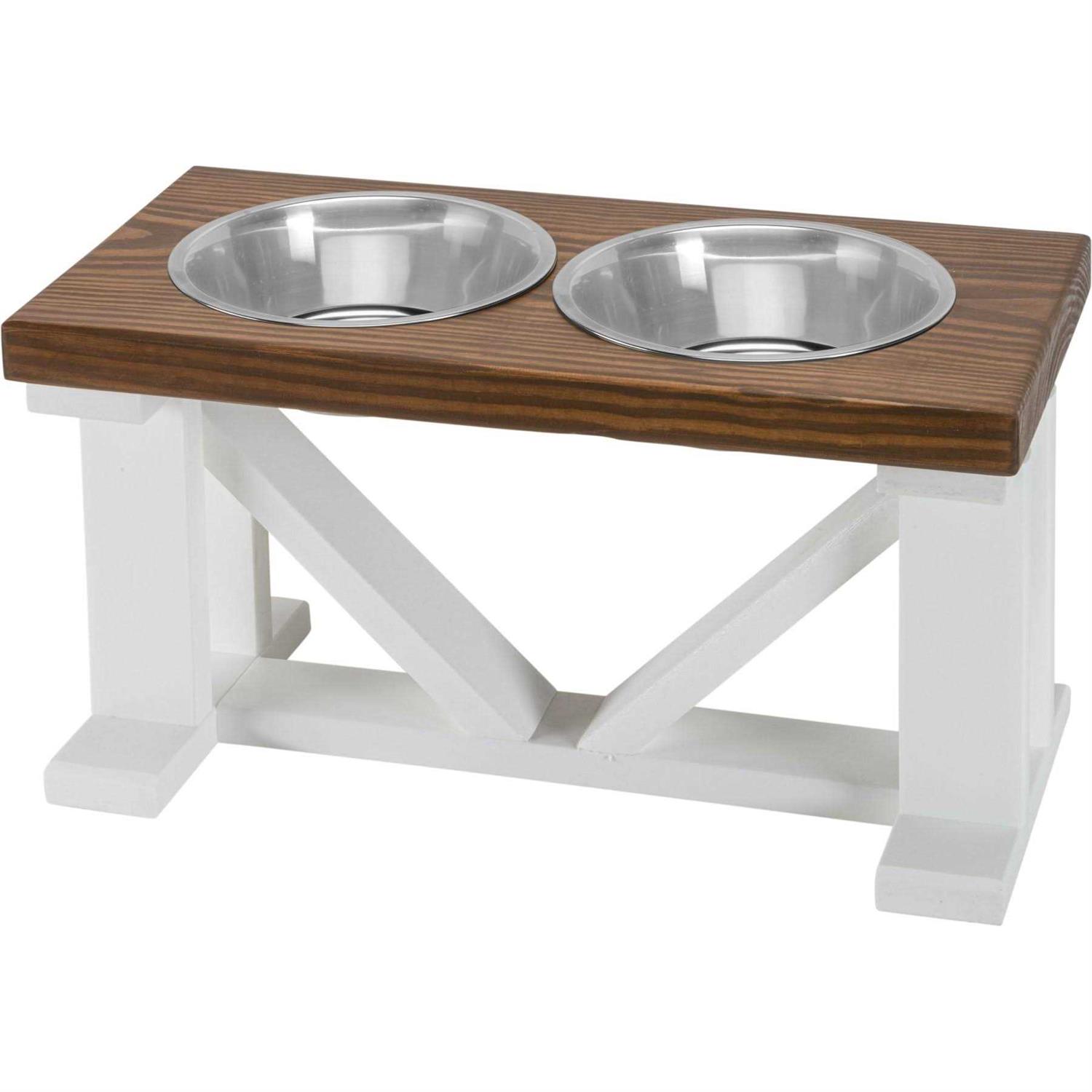 Bearwood Essentials Farmhouse Elevated Dog Feeder - Healthber