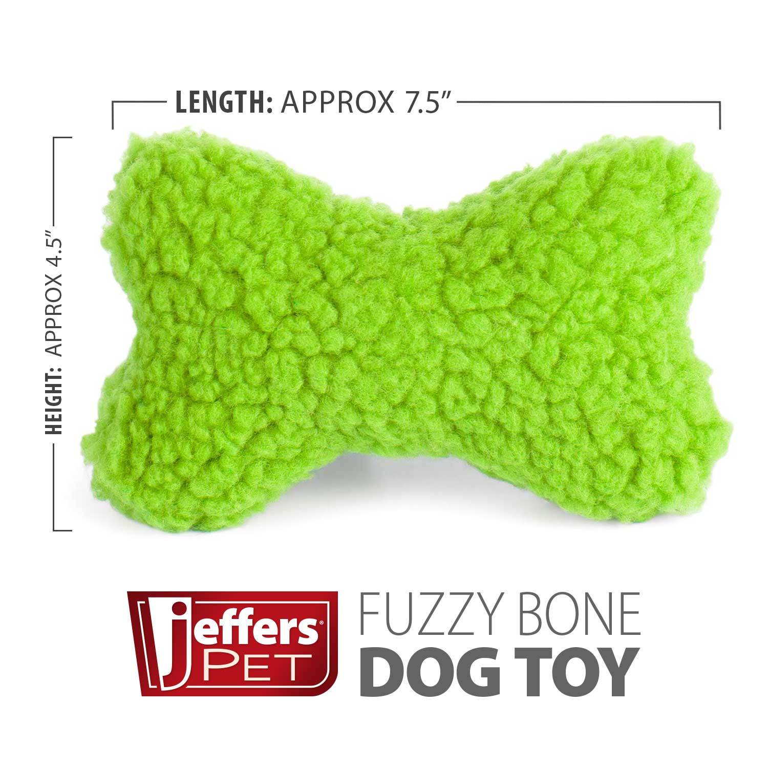 Fuzzy Shapes Dog Toys with Squeakers, Assorted Colors - Healthber