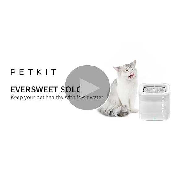 petkit new cat water fountain with wireless pump, Ultra quiet 65oz/1.85L pet water fountain for cats and Dogs Inside - Healthber