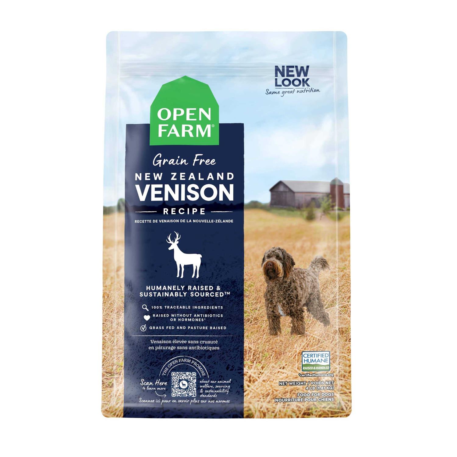 Open Farm New Zealand Venison Grain Free Dry Dog Food - Healthber