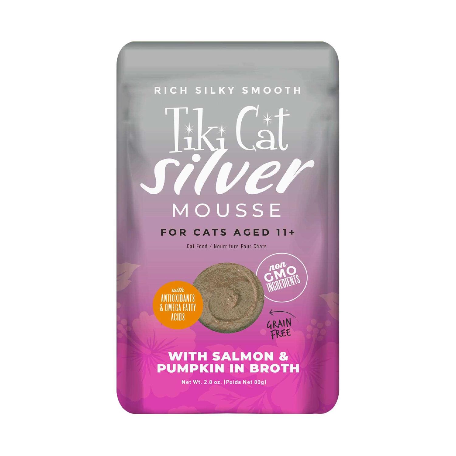 Tiki Cat Velvet Mousse Senior Salmon Wet Food - Healthber