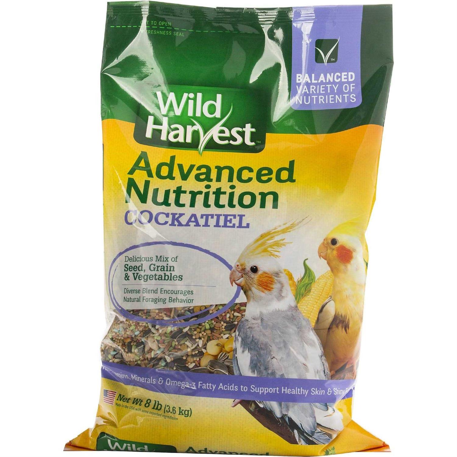 Wild Harvest Cockatiel Advanced Nutrition Diet - Healthber
