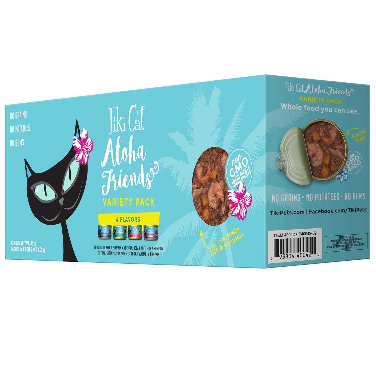 Tiki Cat Aloha Friends Variety Pack Cat Food - Healthber