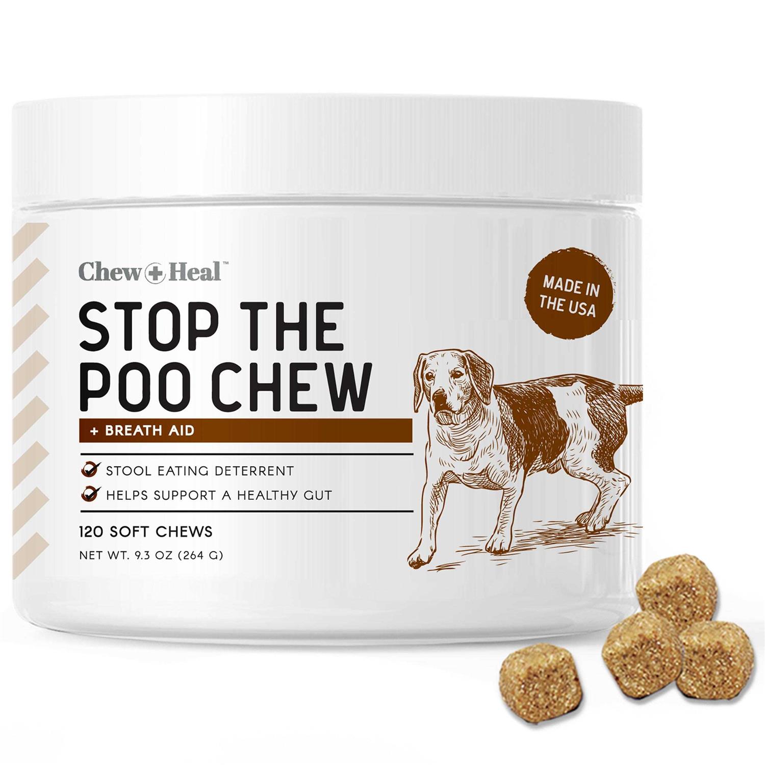 Chew + Heal Stop The Poo Chew - Healthber