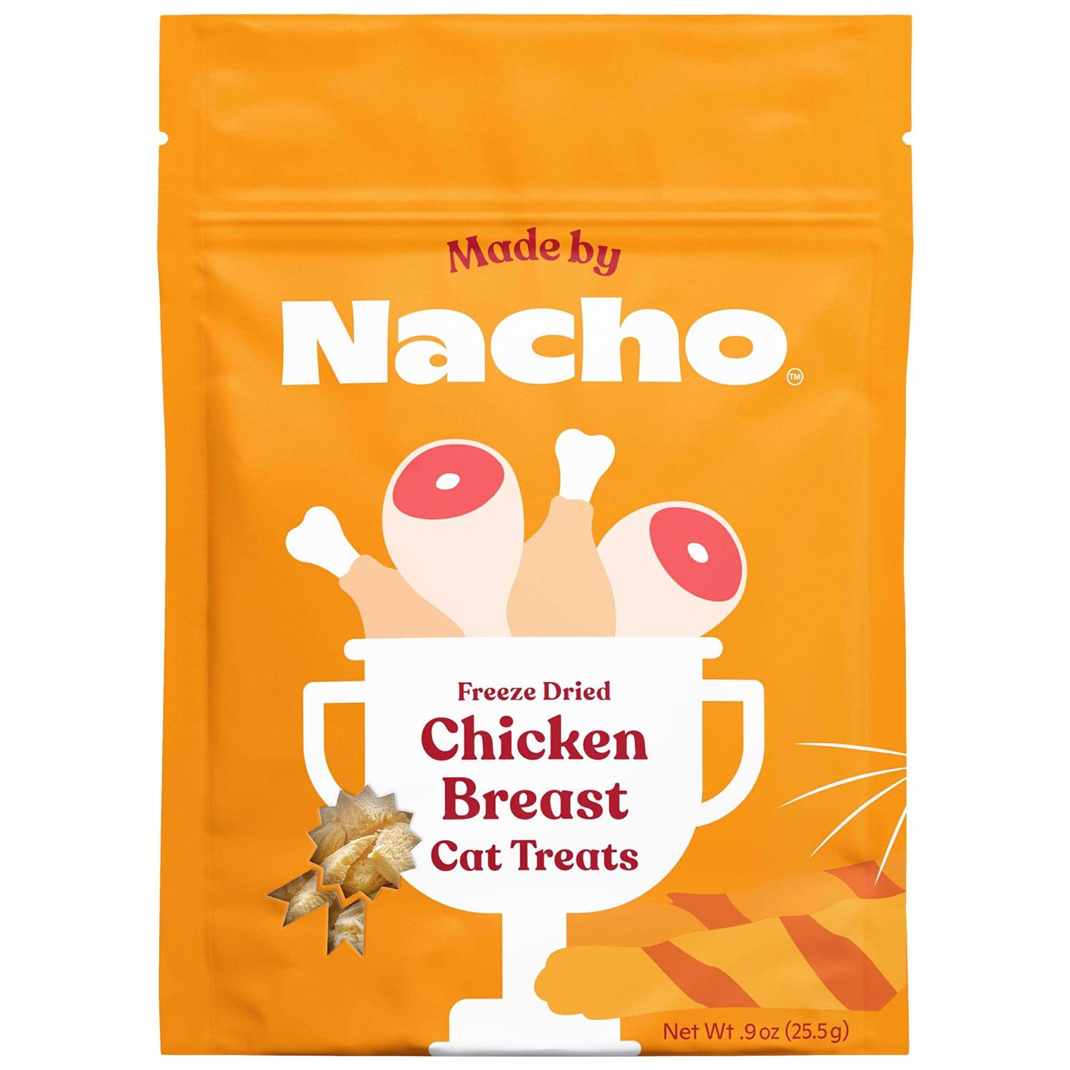 Made by Nacho Chicken Breast Freeze Dried Cat Treats - Healthber