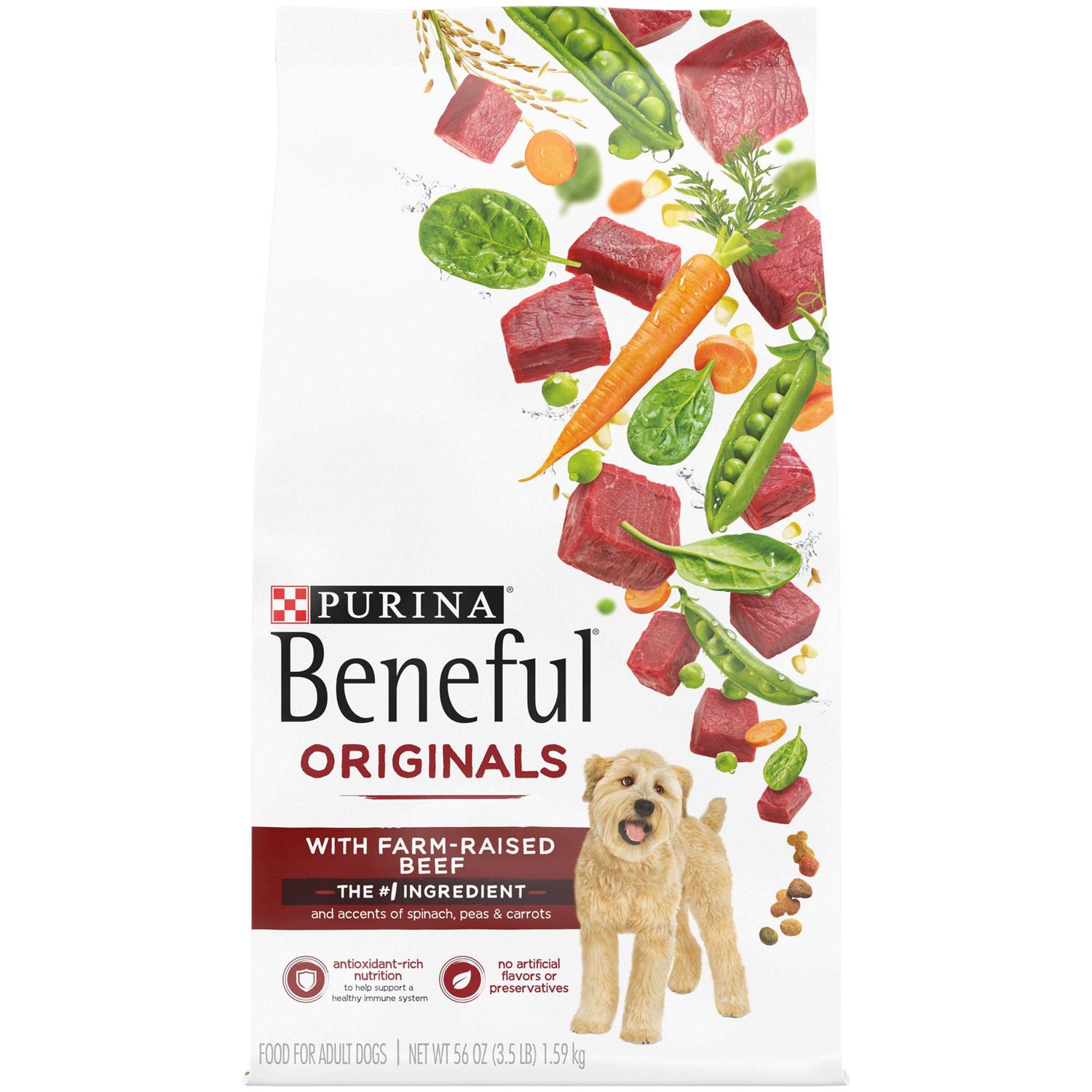 Purina Beneful Originals Dog Food With Farm-Raised Beef - Healthber