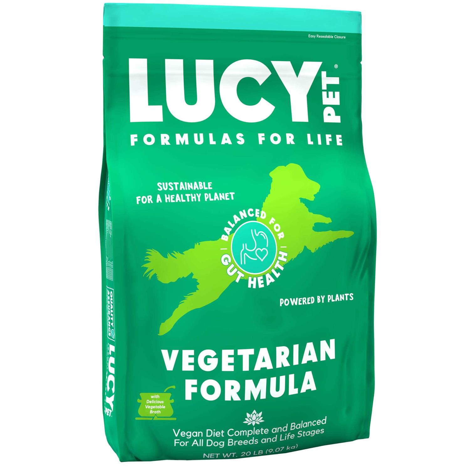 Lucy Pet Products Vegetarian Formula Dry Dog Food - Healthber
