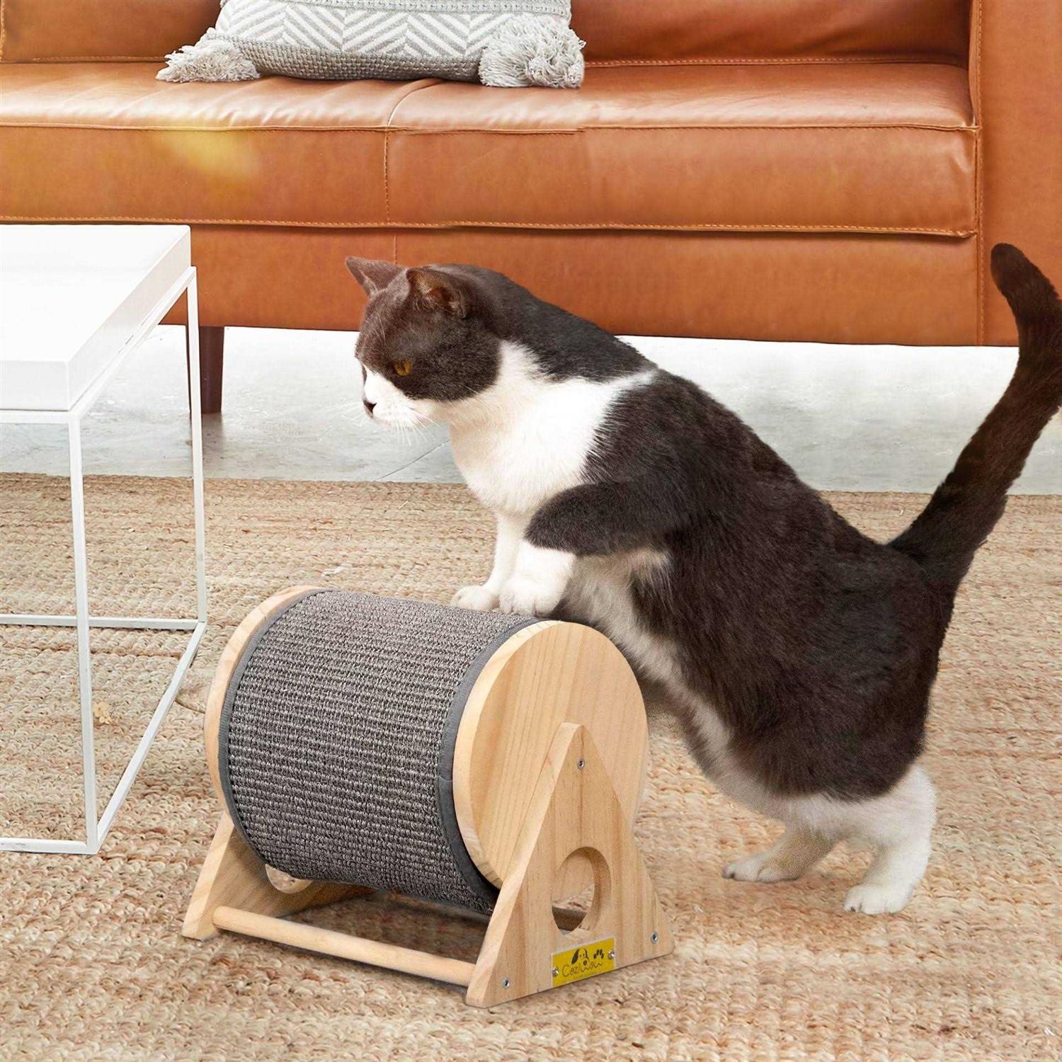 Coziwow Cat Scratching Post Exercise Wheel - Healthber