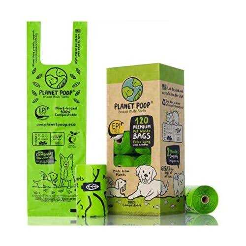 PLANET Poop Home Compostable Dog Poop Bags Pet Waste Bags on Refill Rolls - Healthber