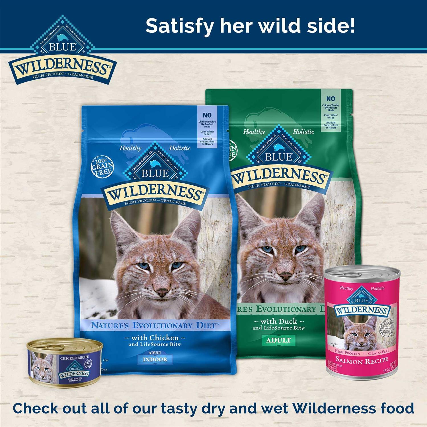 Blue Buffalo Wilderness Crunchy Cat Treats - Healthber