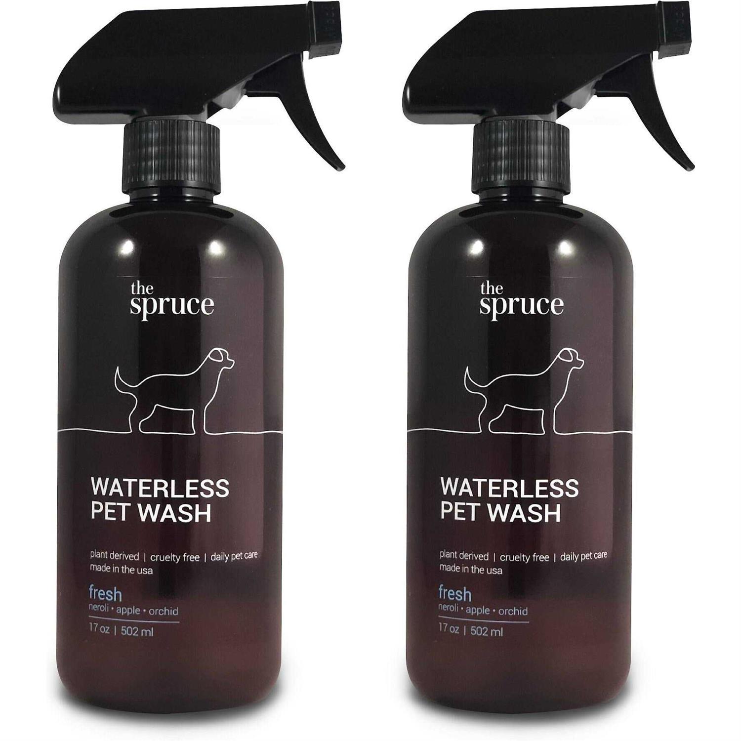 The Spruce Waterless Pet Wash No Rinse Moisturizing Cat & Dog Shampoo - Healthber